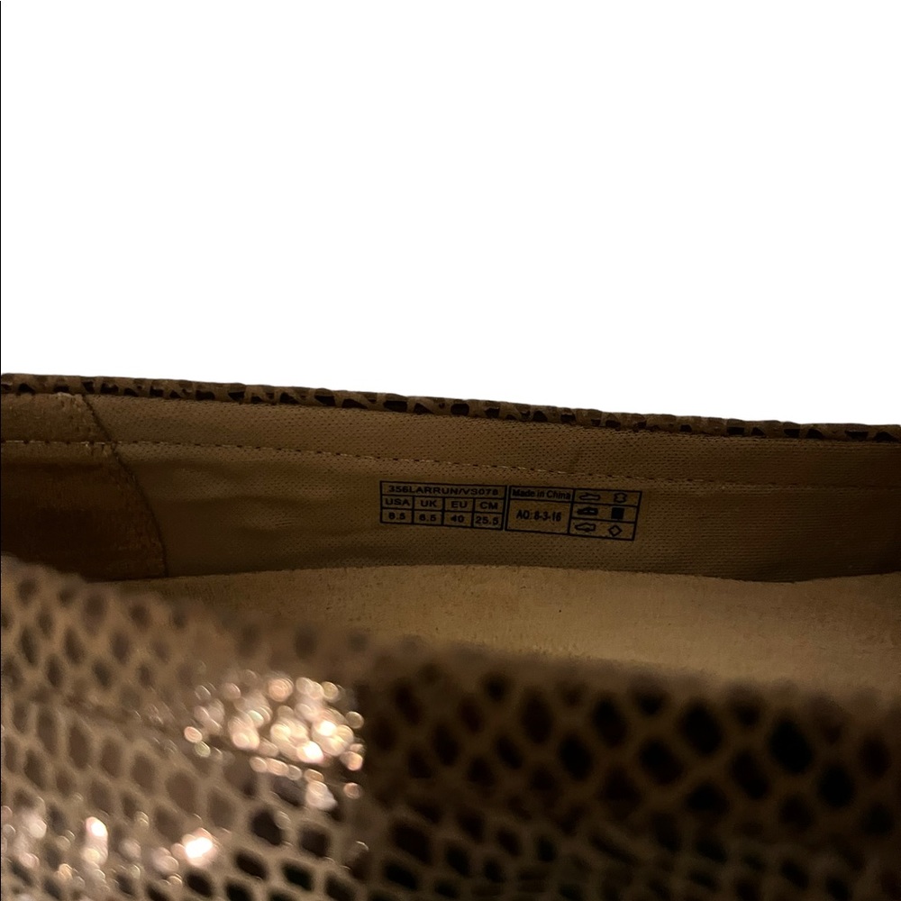 Vionic Brown Snake-Embossed Leather Loafers - Picture 10 of 11